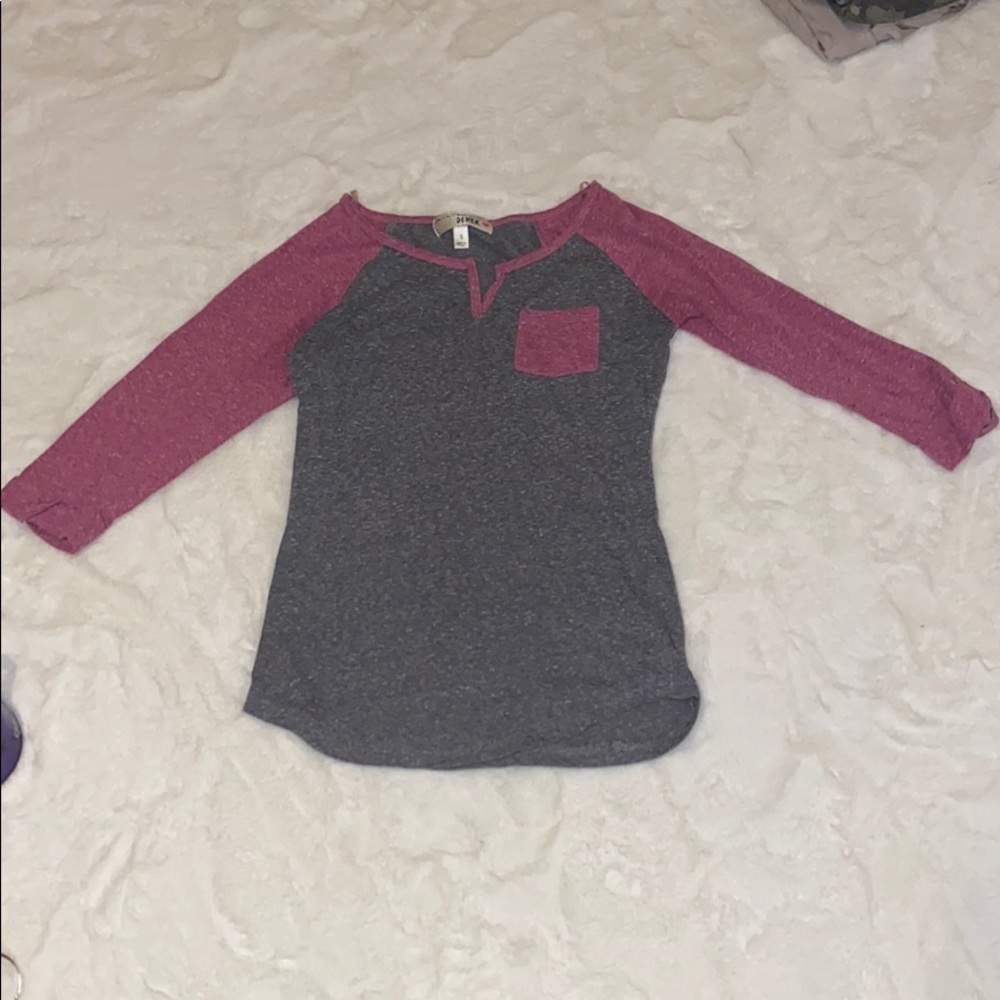 Baseball style t shirt